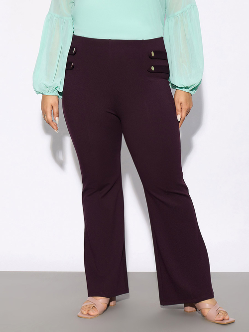 Bell button trouser sale