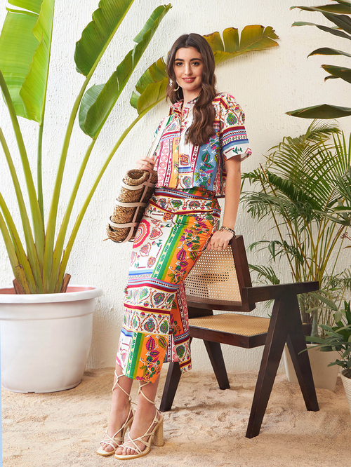Side split skirt co ord new arrivals