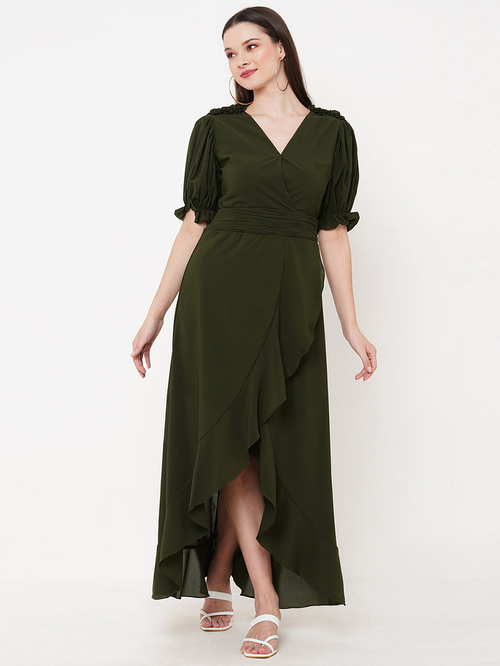 Georgette wrap dress online