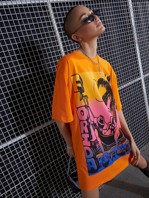 Graphic oversized t shirt dress new arrivals