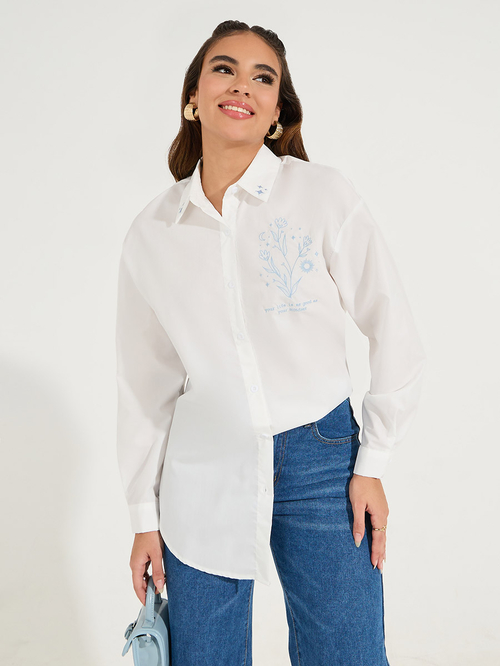 Button down shirt embroidery shop