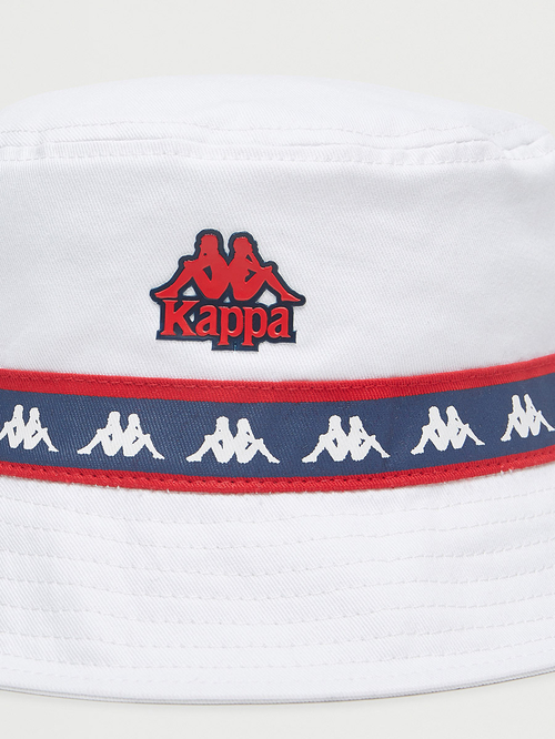 White kappa bucket hat cheap