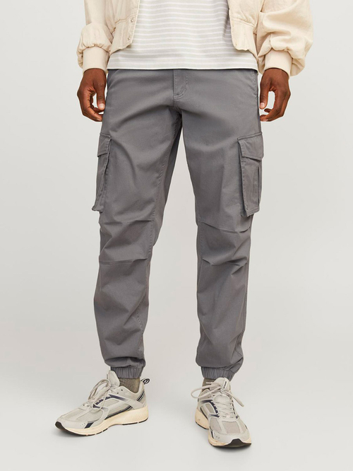 Slim cargo trousers hot sale
