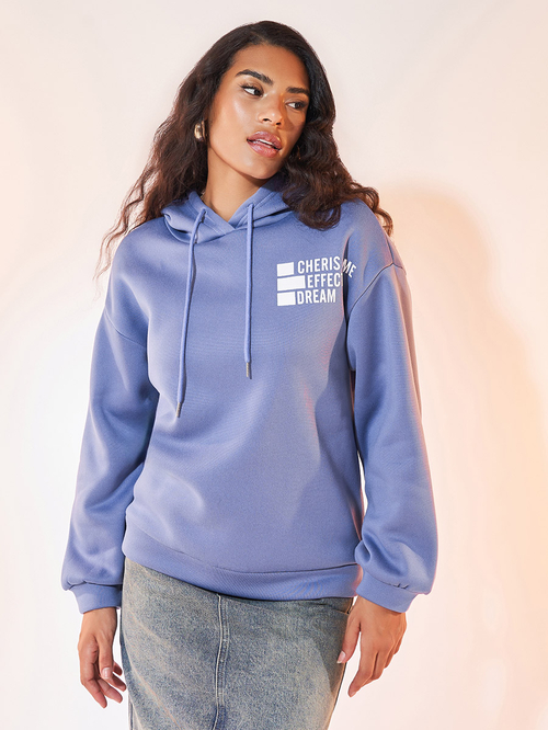Womens slogan hoodie on sale