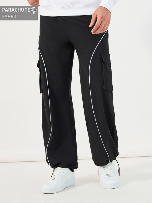 CTHY TECHWOOL BAGGY SARROUEL SLACKS BL 1