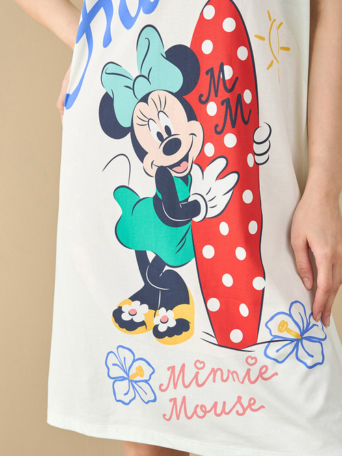 Minnie mouse print dress top