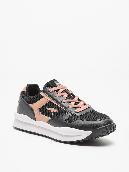 Panelled sports shoes cheap