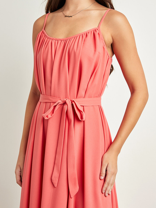 Strap swing dress hot sale