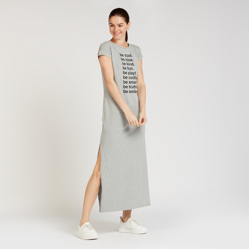 Maxi shirt with slits on both sides shop