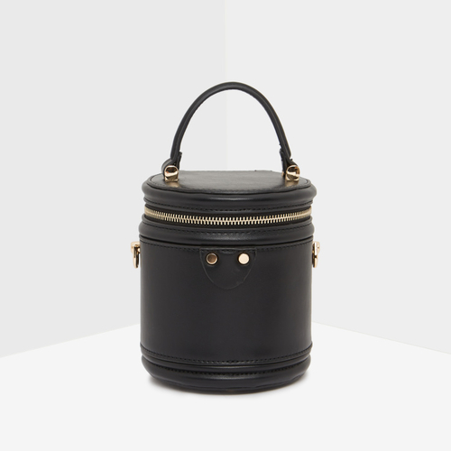 Buy Zip Around Bucket Bag with Top Handle Black For Women Styli Saudi