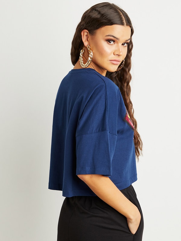 カットソー(長袖/七分) SNIDEL - layered cropped blouse melt the lady Women's Sexy Front Ruched Crop Top Sweetheart Neck