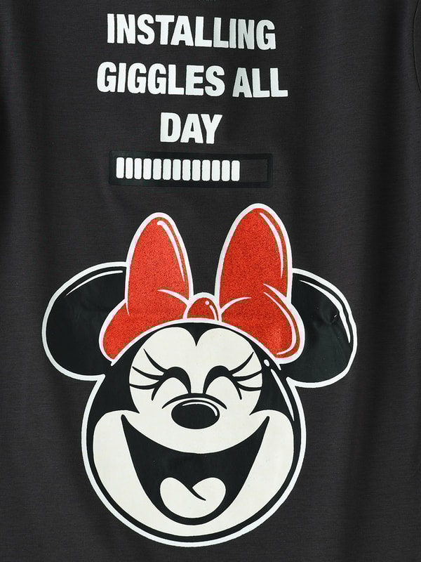 Minnie mouse red nose day t shirt cheap
