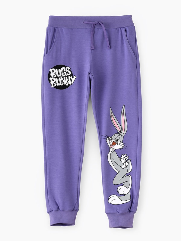 Buy Warner Bros Looney Tunes Bugs Bunny Senior Jogger Lilac For Kids Styli UAE