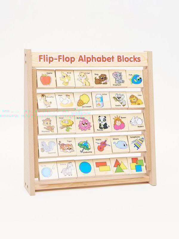 Flip flop alphabet blocks 2025