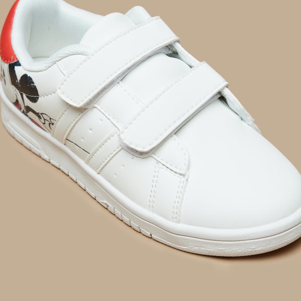 Mickey mouse white shoes top