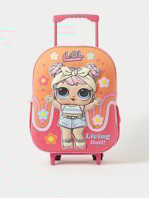 Buy Set of 3 LOL Surprise Trolley Bag 16inches Pink For Kids Styli UAE