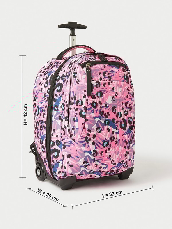 Leopard print trolley bag online