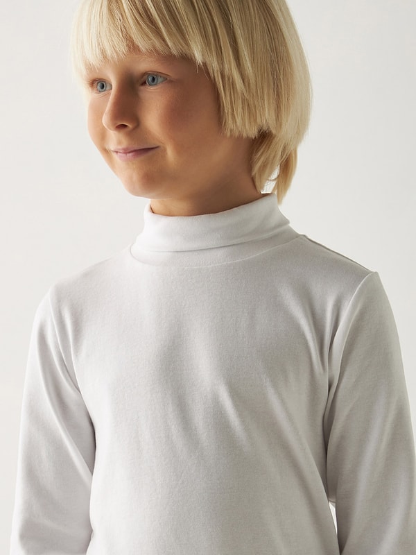 Boys white turtleneck sales