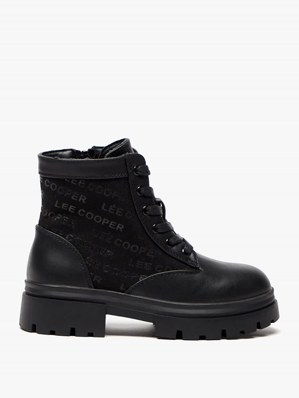 Lee cooper boots with zip closure online