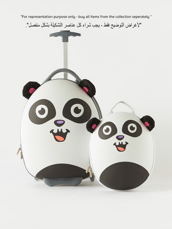 Eva Panda Applique Detail Backpack - 37x28x12 cm 1-Year Warranty For ...