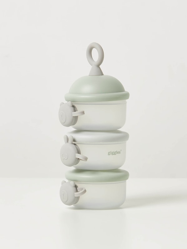Solid 3-Piece Milk Powder Container with Button and Hook For Default ...