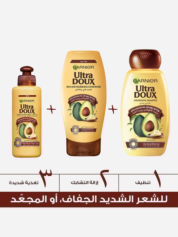 Ultra Doux Avocado Oil & Shea Butter Intense Nourishment LeaveIn Cream