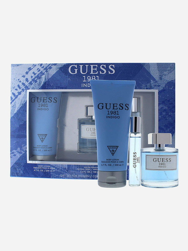 Buy 1981 Indigo 3 Piece Gift Set for Women For Beauty Styli UAE