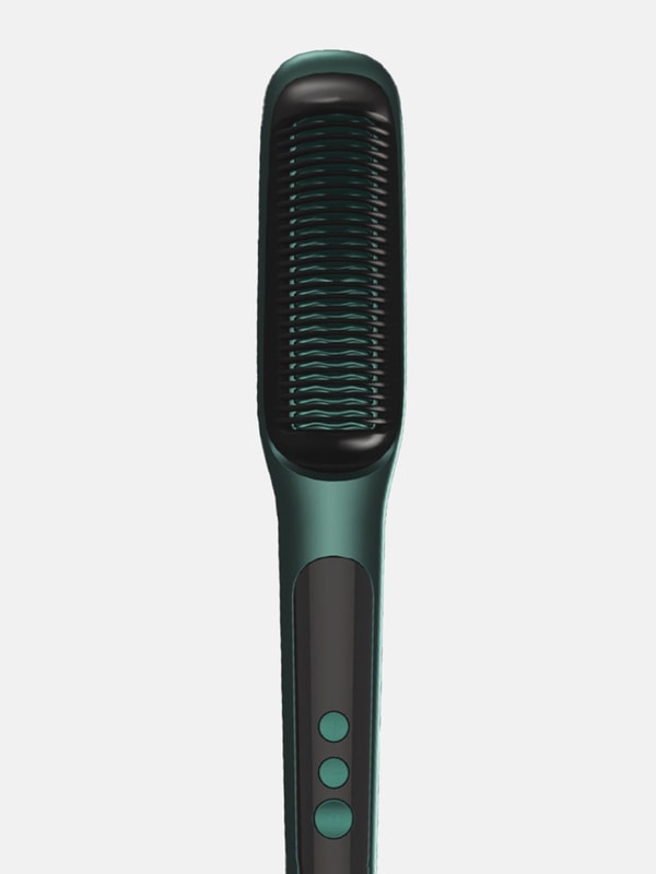 Hair Straightener Brush Sleek With LED Screen 30s Fast Heating