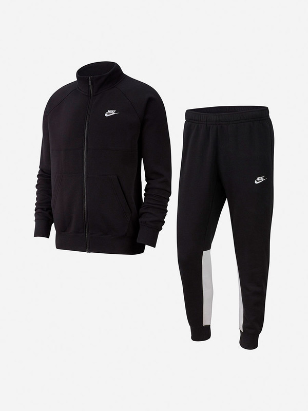 Buy NSW Fleece Tracksuit Black For Men Styli Saudi