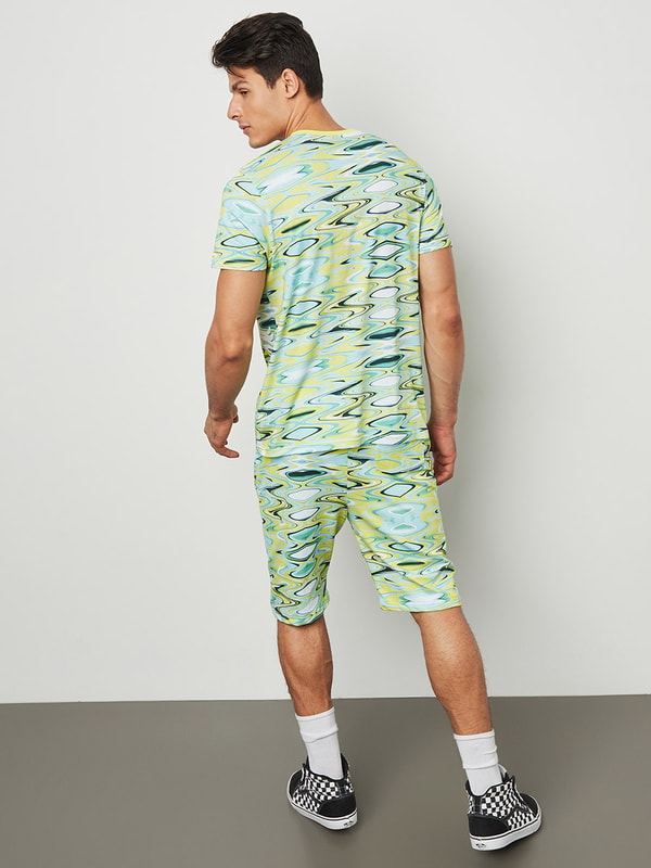 All Over Print T-shirt and Shorts Co-Ord Set | Styli
