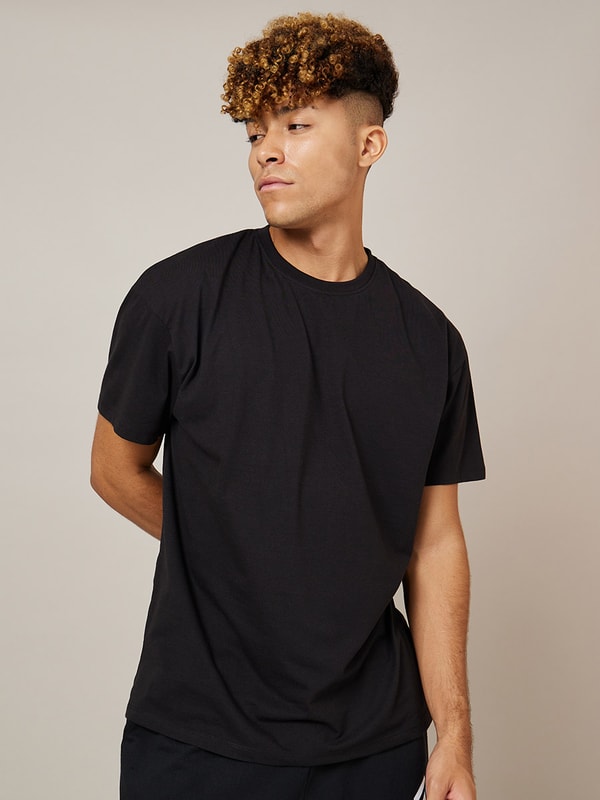 Oversized crew deals neck t shirt