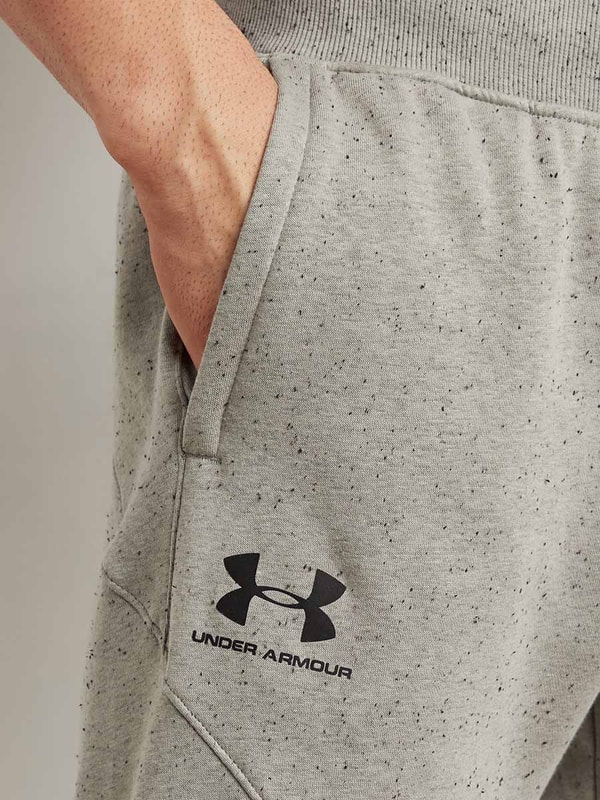 Men's ua speckled fleece joggers deals