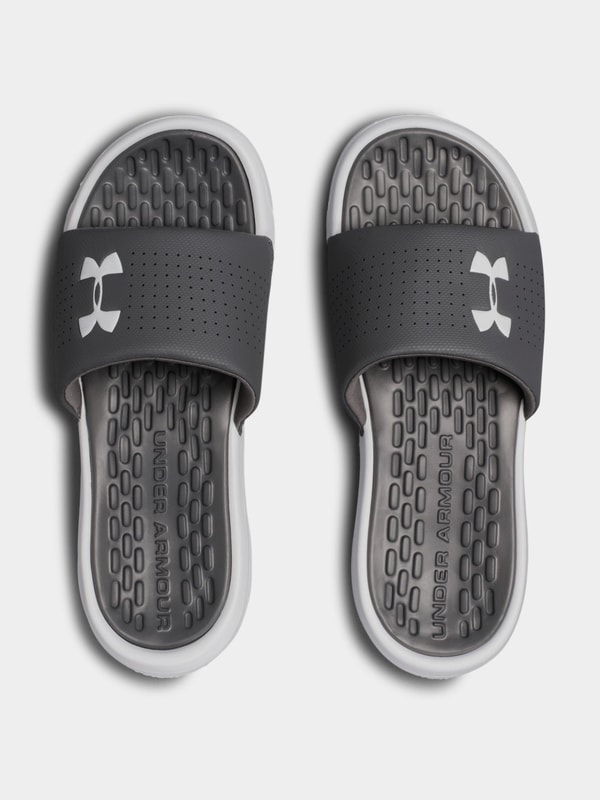 Playmaker Fix Textured Slides For Men at Saudi Styli