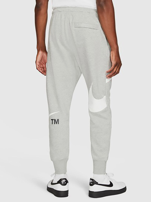Buy Sports Wear Swoosh Pants Grey For Men Styli Saudi