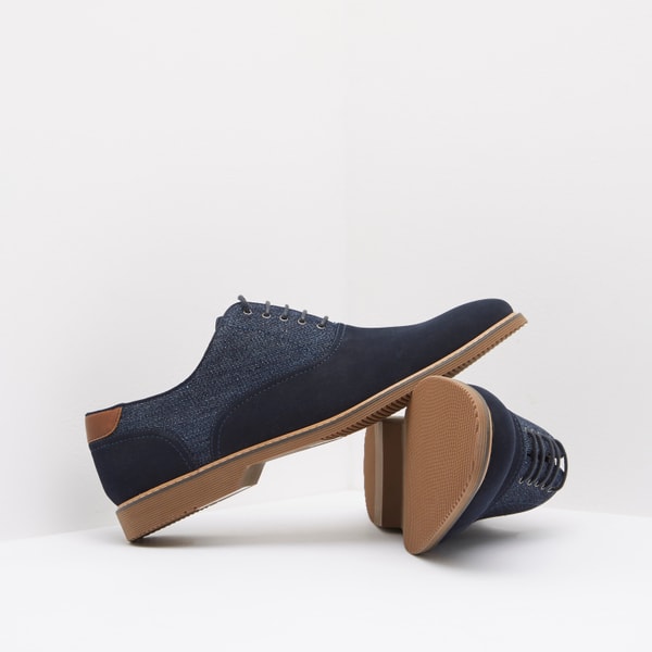 Mens navy derby shoes sales