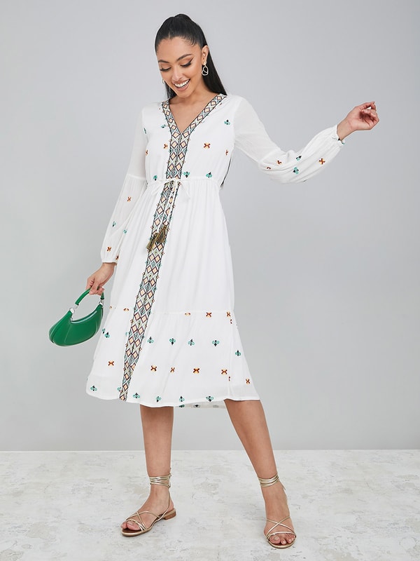 sachin and babi light blue dress Green Tea Dress Asos Design Embroidered Midi Dress Blue Floral Wrap Dress  For Women Stylish Sustainable 