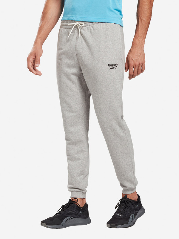 Grey reebok joggers deals