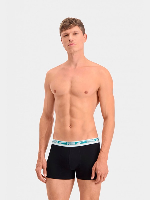 Pack of 2 - Logo Detail Boxer For Men at UAE | Styli