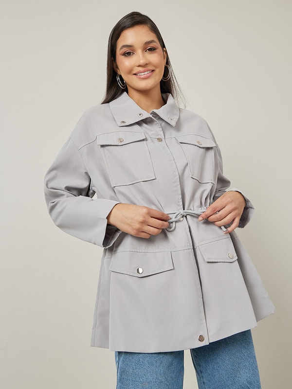 Longline utility jacket shop