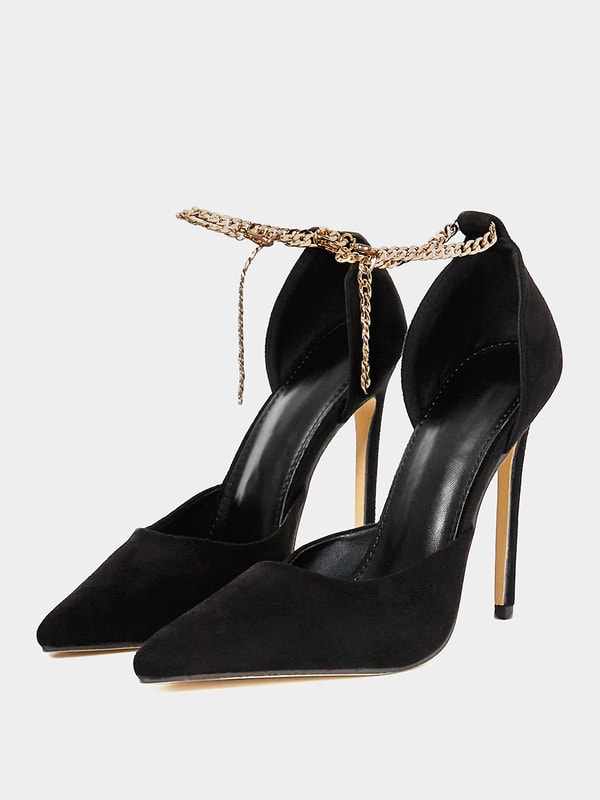 Ankle strap stiletto pumps outlet
