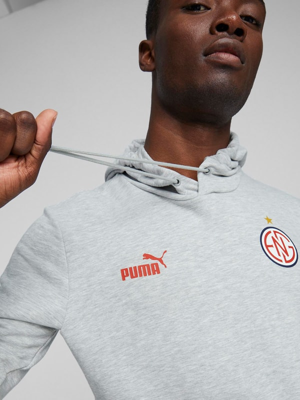 Grey puma hoody deals