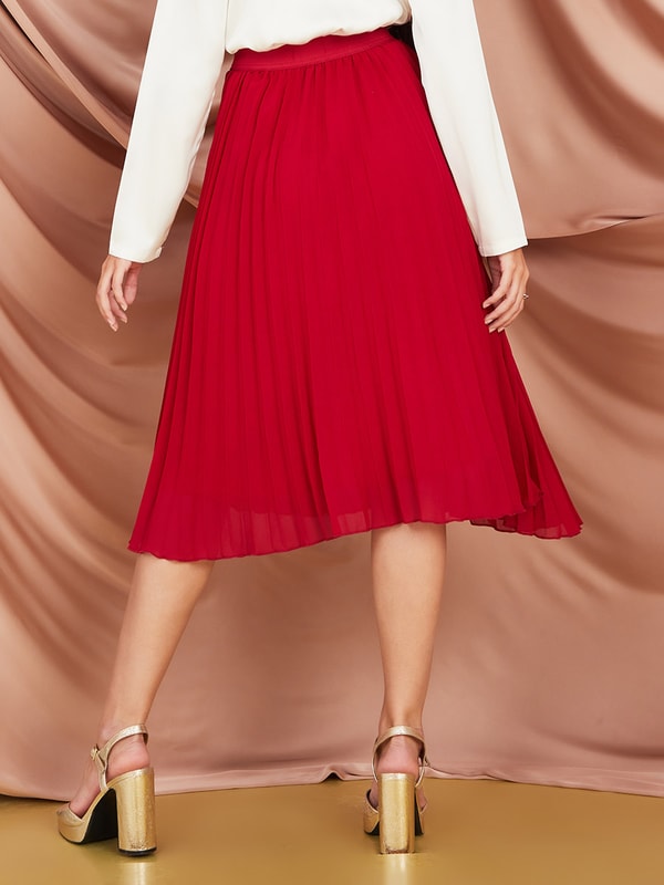 Pleated midi discount skirt australia