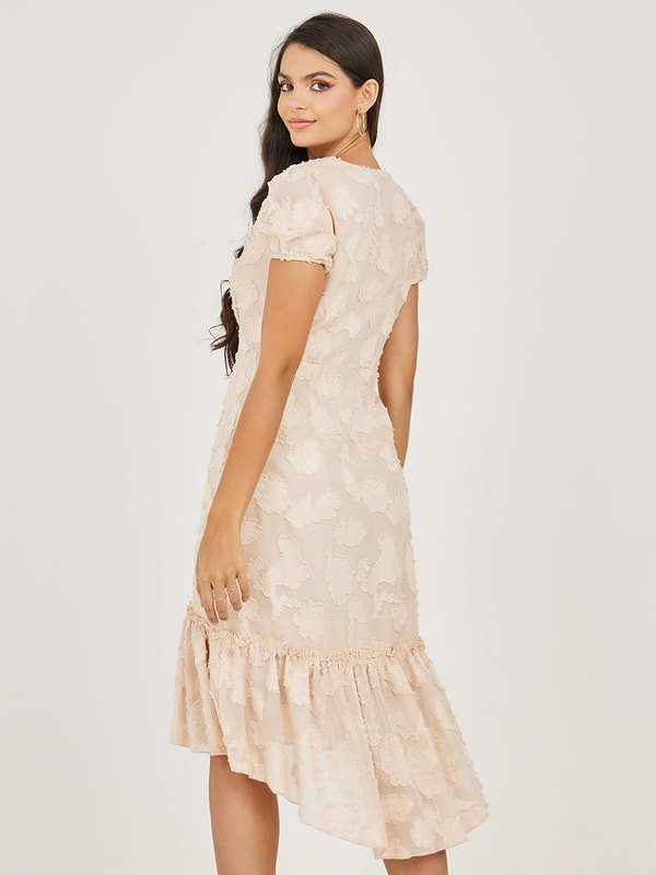 Andrea handkerchief hotsell hem lace dress