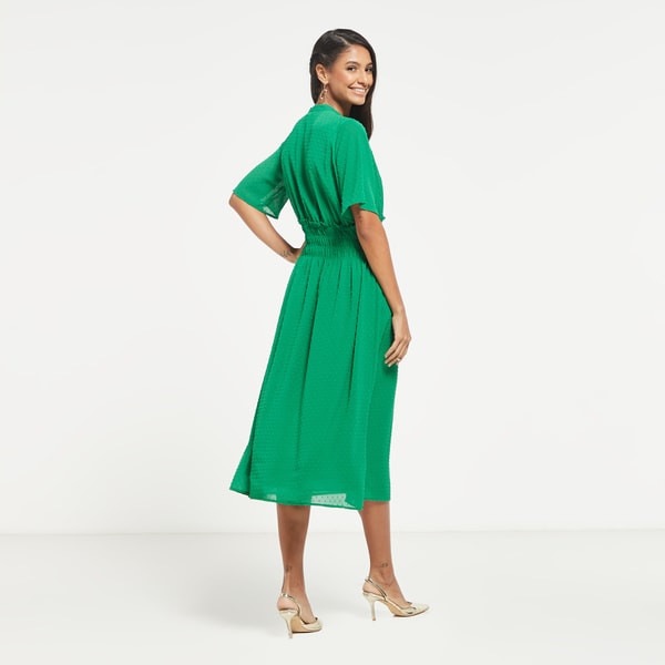 Oysho green top dress