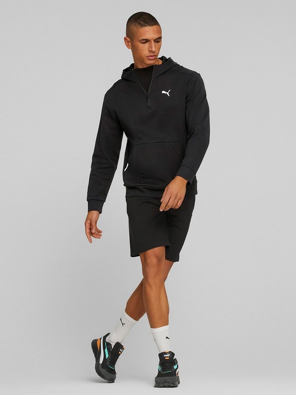 Buy RAD/CAL Half-Zip Hoodie Black For Men | Styli Saudi