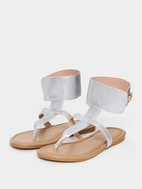 Thick strap new arrivals flat sandals