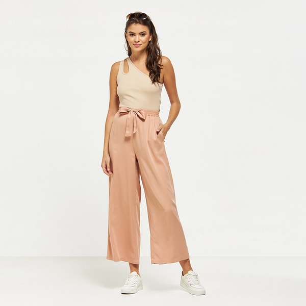 Palazzo pants with open leg sale