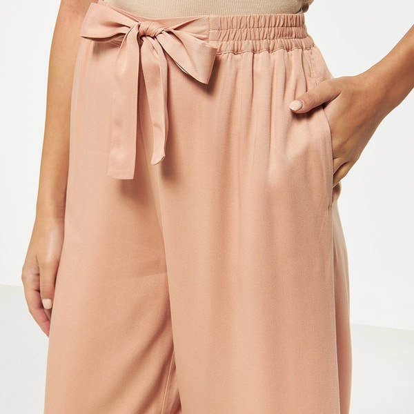 Palazzo pants sales with open leg