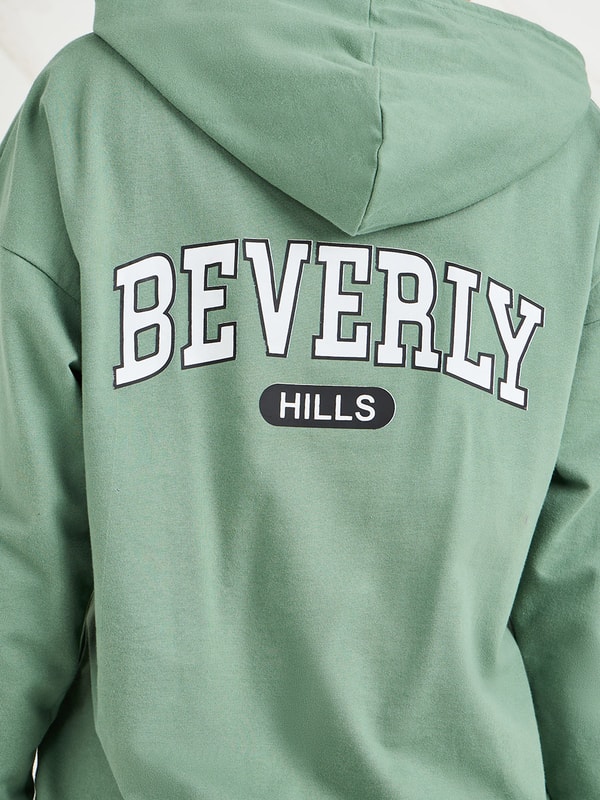 Green beverly deals hills hoodie