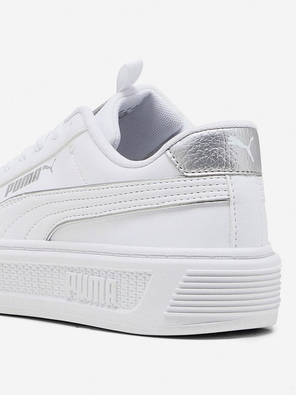 Buy Smash Platform V3 Pop Up Metallics Sneakers White For Women | Styli UAE